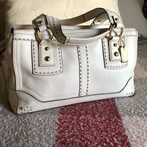 Coach Andrea Leather Satchel